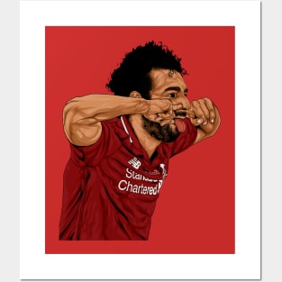 mohammed salah liverpool Posters and Art